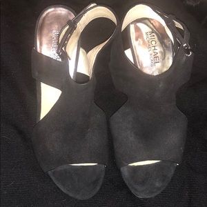 Michael Kors wedge suede sandals